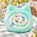 Lake Blue Kitten Toast Squishy — product image