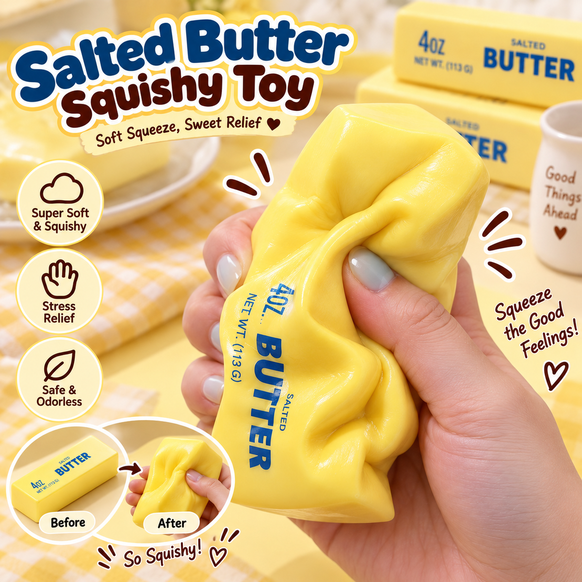 Slow-rebound "butter" Squishy Toy