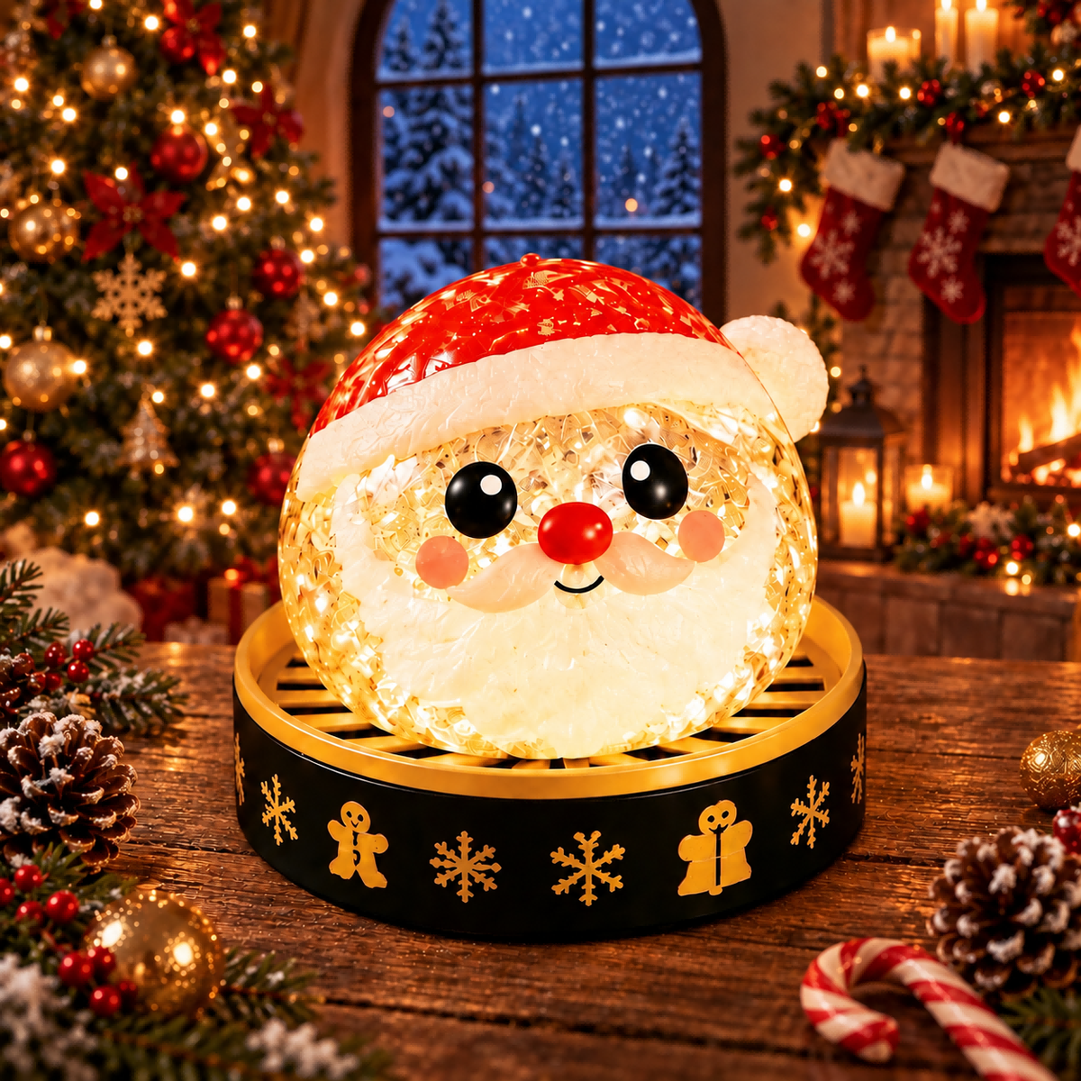 Santa Claus Steamed Bun Stress-Relief Squishy — product image