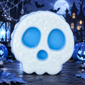 Blue Halloween Skull Squishy