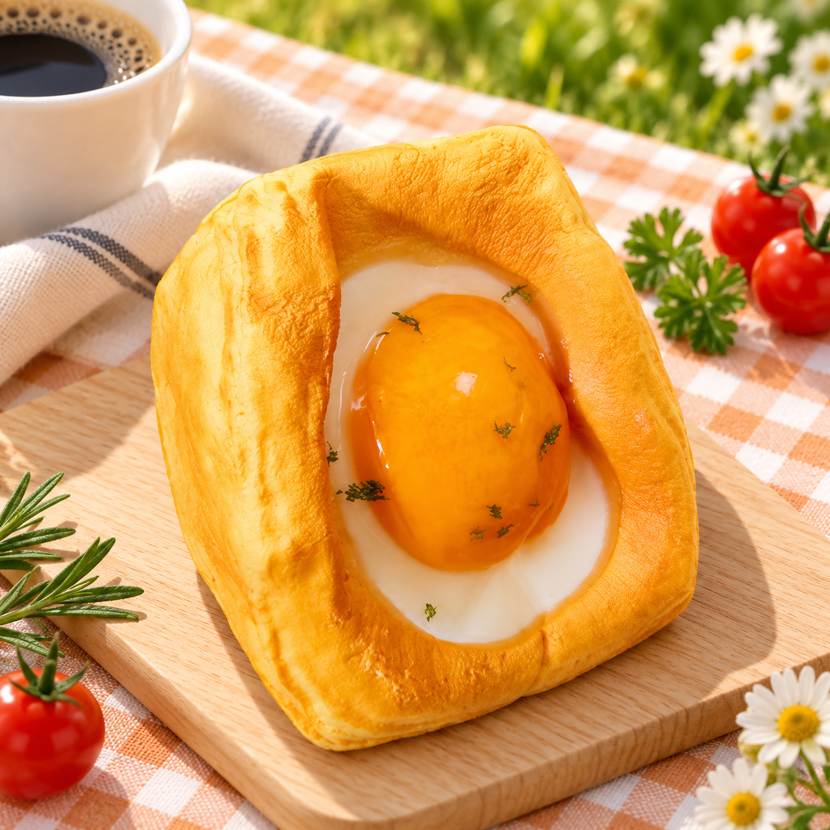 Puff Pastry Fried Egg Squishy — product image