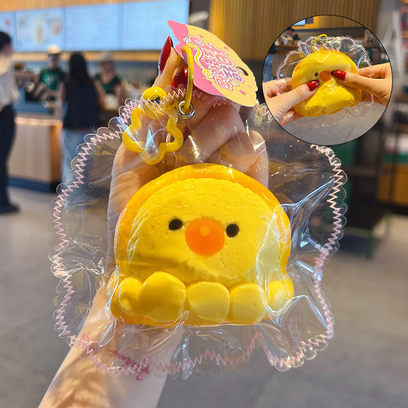 Slow-Rising Chick Octopus Bag Charm
