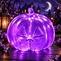 Translucent Purple Pumpkin Squishy