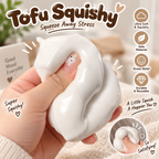 Yellow Tofu Squeeze Toy