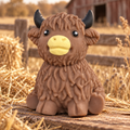 Dark Brown Highland Yak Flour-Texture Squishy — product image