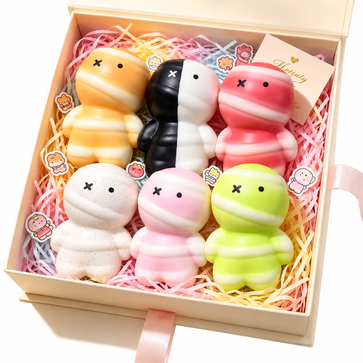 Lillian the Rabbit & Mummy Slow-Rise Squishy Toy
