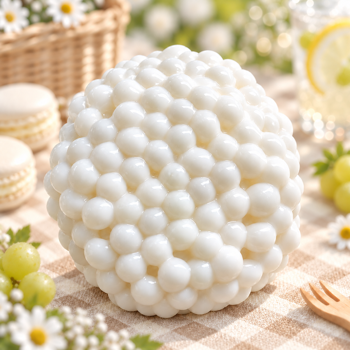 Moonlight White Bead-Filled Ball Squishy — product image