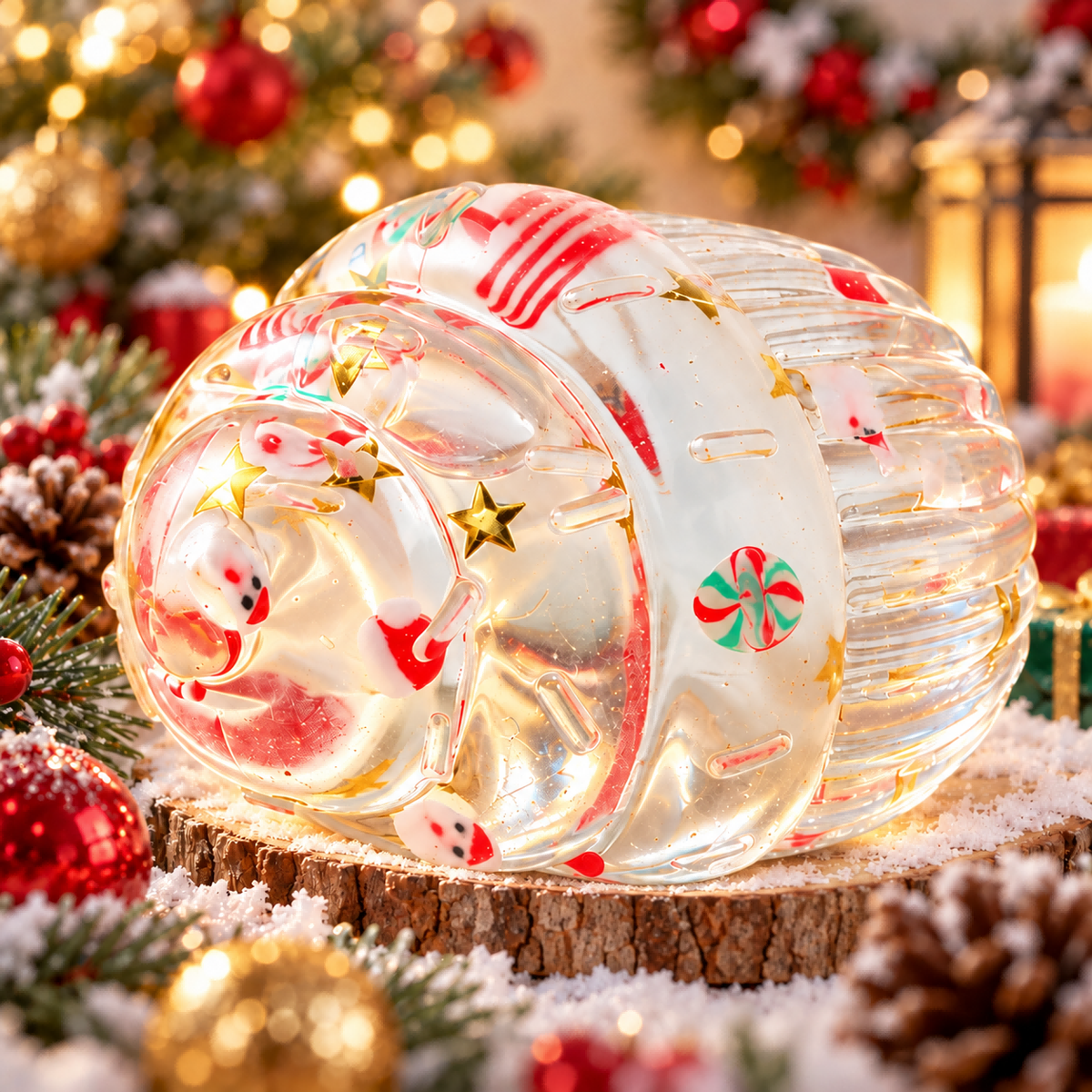 Transparent Christmas Cake Squishy