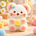 Silicone Cream-Texture Mouse Squishy