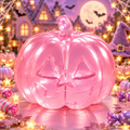 Translucent Pink Pumpkin Squishy