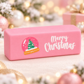 Pink Snowball Christmas Butter Stick Squishy
