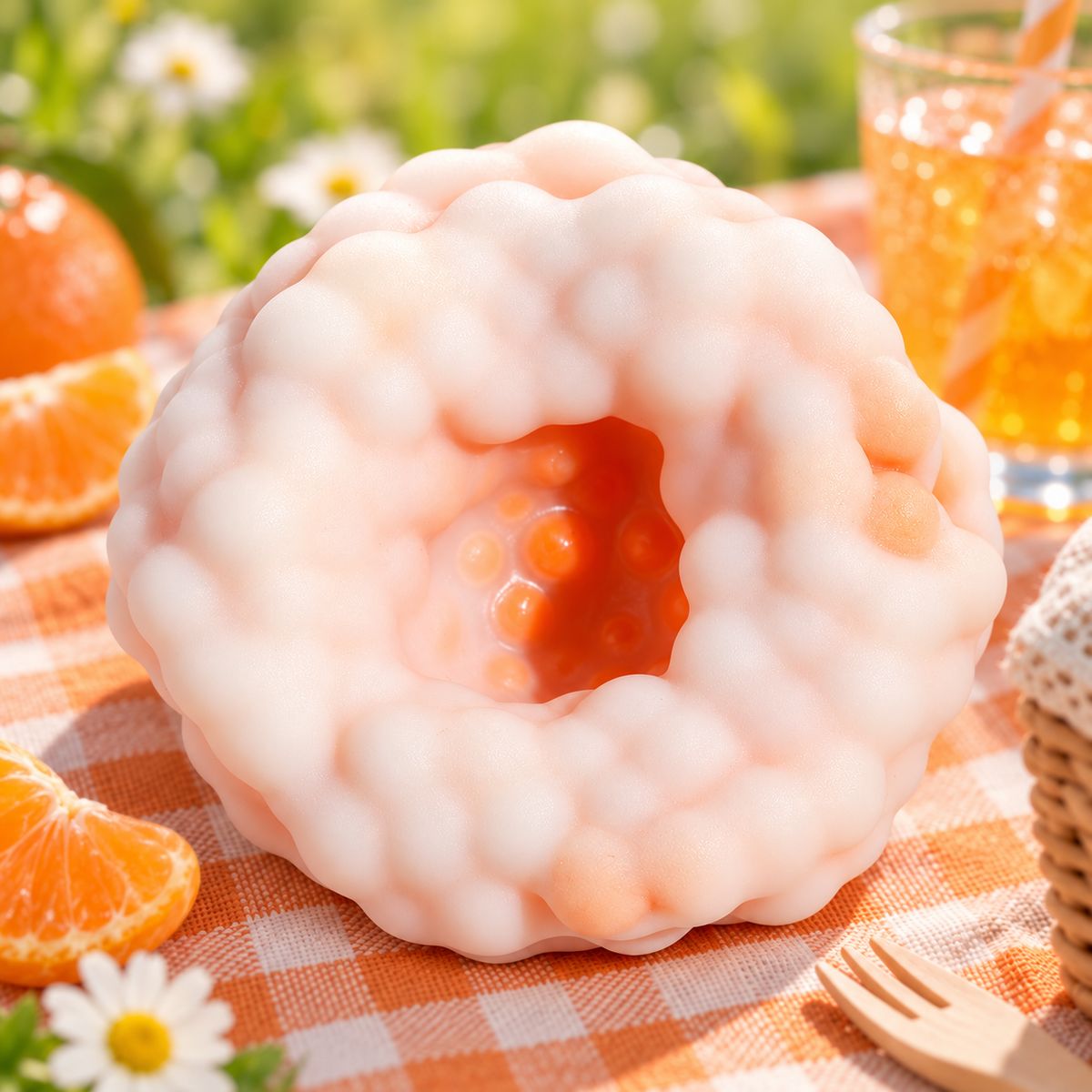 Sweet Orange Rattle Ball Squishy — product image