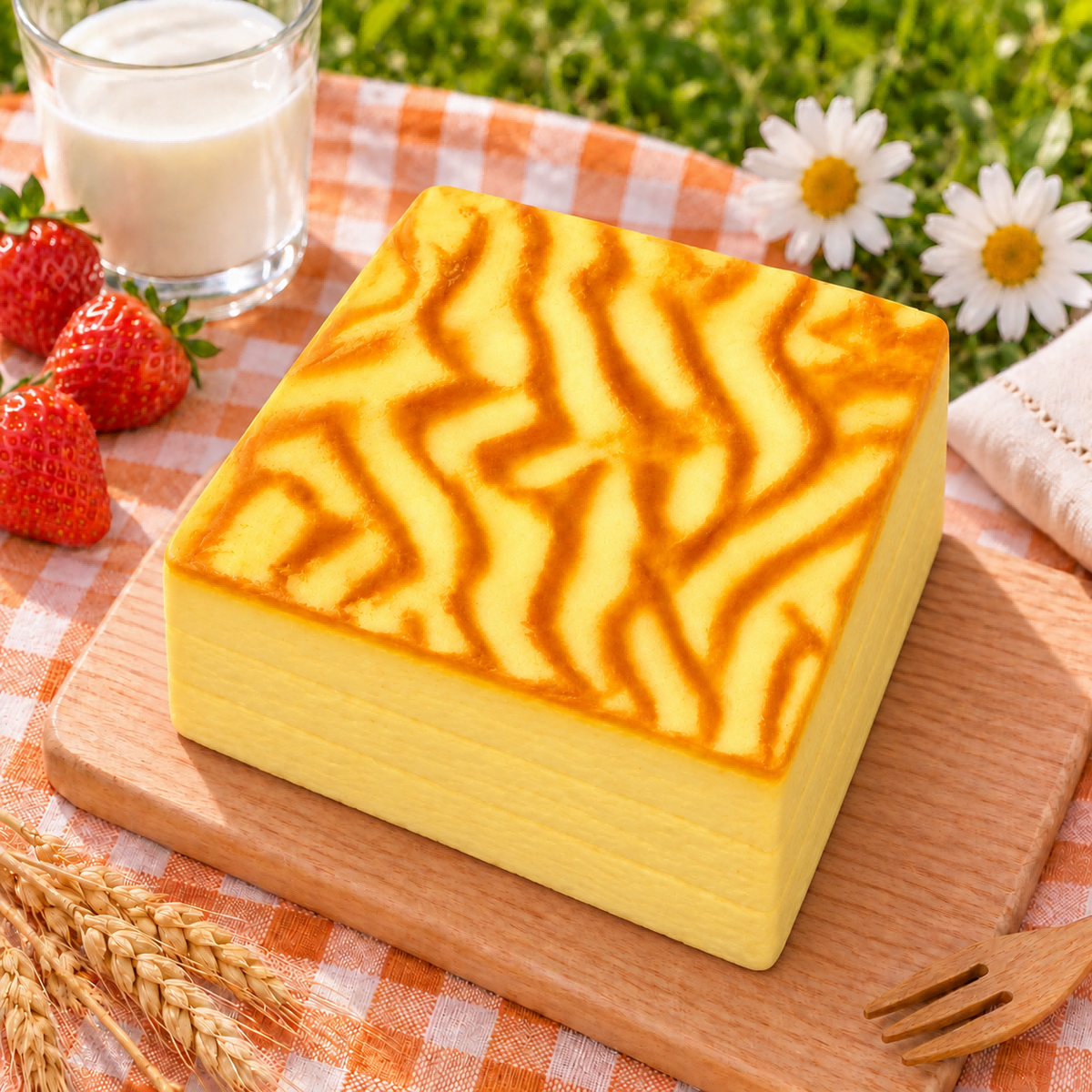 Tiger-Pattern Bread Squishy — product image