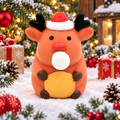Bubble-Blowing Christmas Reindeer Stress-Relief Squishy — product image