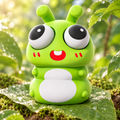 Pop-Eyed Green Caterpillar Squishy — product image