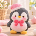 Silicone Cream-Texture Penguin Squishy