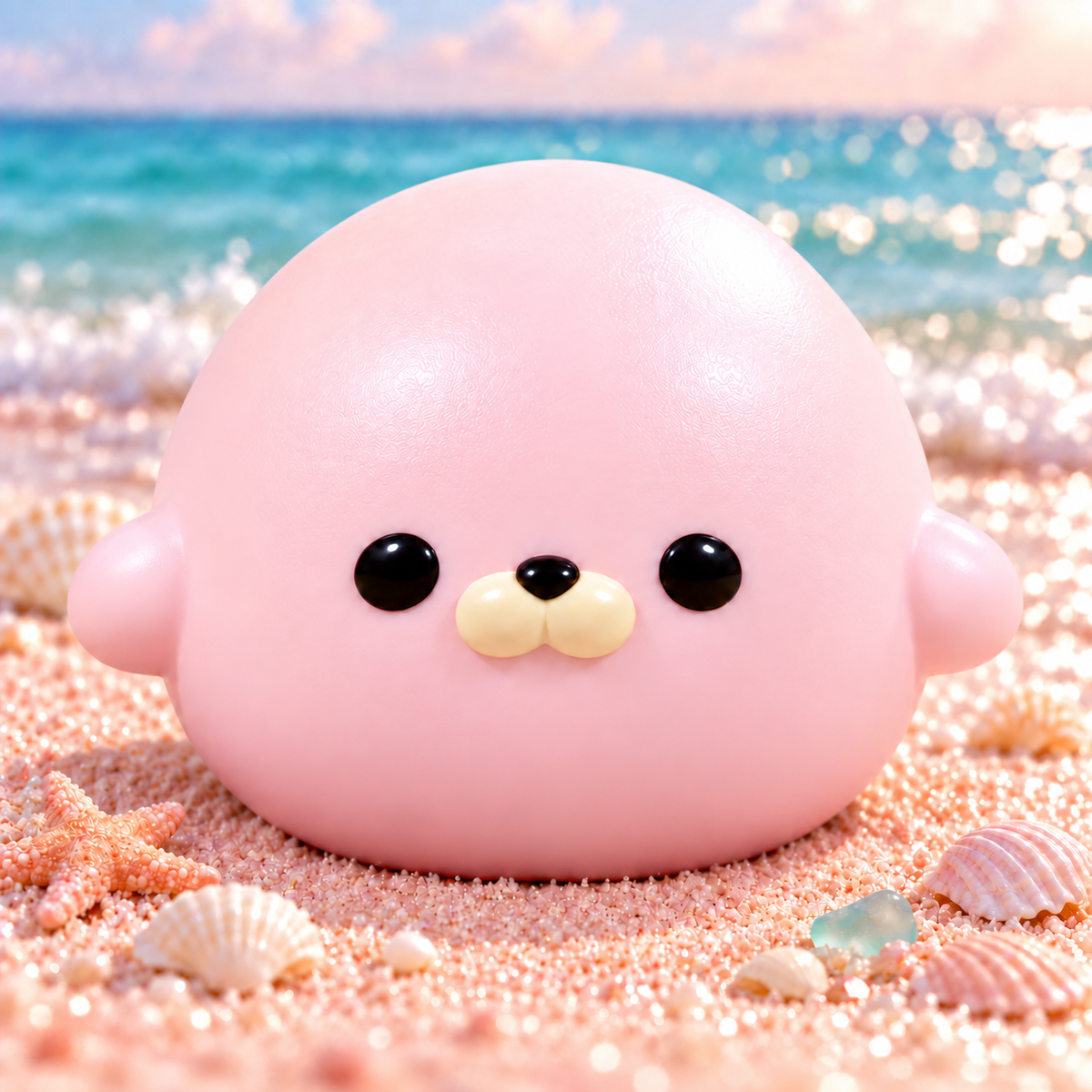 Large Pink Seal Squishy — product image