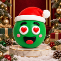 Green Christmas Hat DIY Facial Expression Stress-Relief Squishy — product image