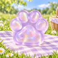 Purple-Gold Iridescent Cat Paw Squishy — product image
