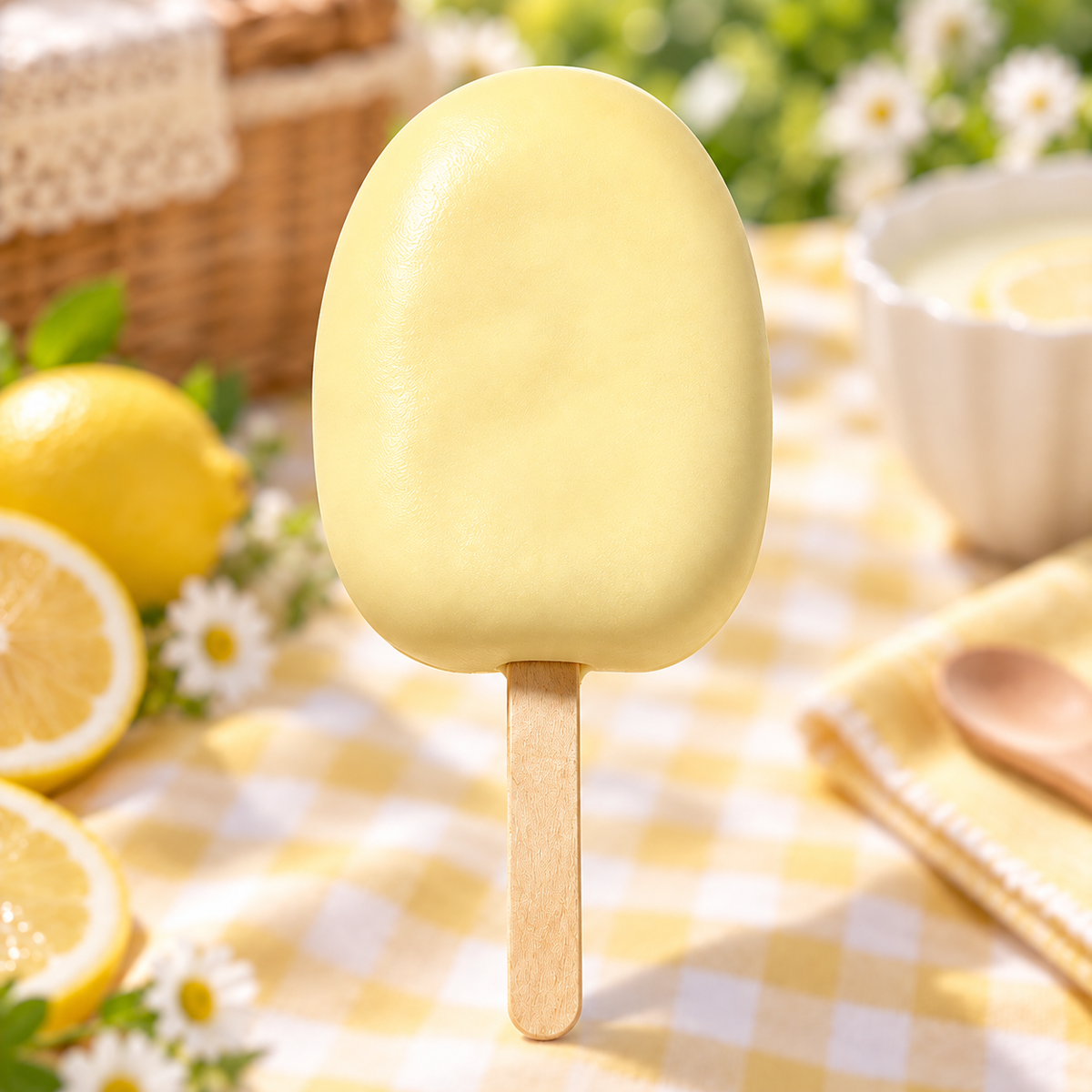 Yellow Chocolate-Covered Ice Pop Squishy — product image