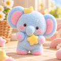 Silicone Cream-Texture Elephant Squishy
