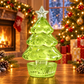 Transparent Glitter Christmas Tree Stress-Relief Squishy — product image