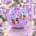 Starry Christmas Gift Box Stress-Relief Squishy Ball — product image