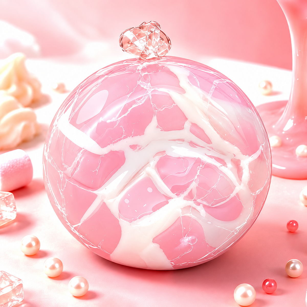 Juicy Peach Crispy Shell Squishy Ball — product image