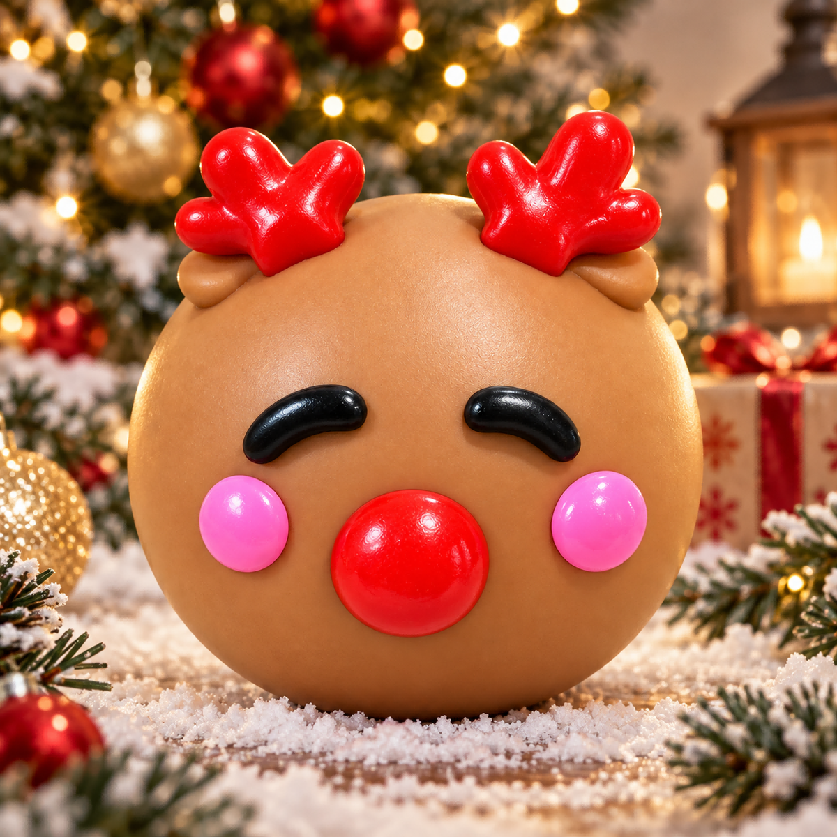 Face-Changing Reindeer Stress-Relief Squishy — product image