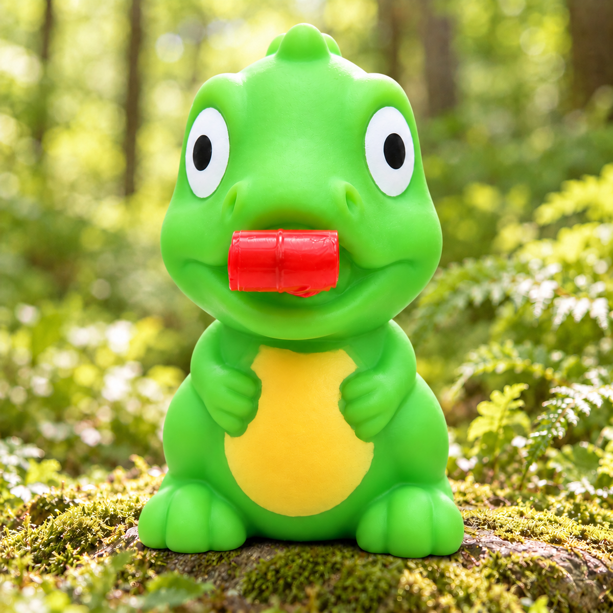 Tongue-Out Baby Dinosaur Squishy — product image