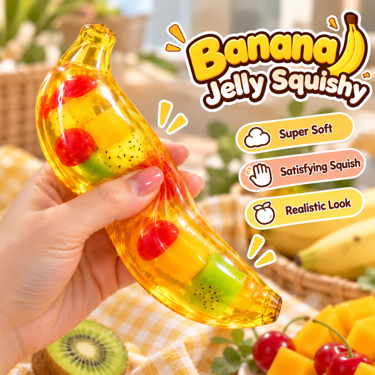 Maltose-filled Banana Squishy