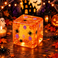 Orange Spider Ice Cube Squishy — product image