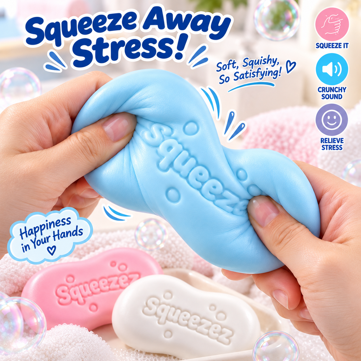 Crisp Building Blocks Simulated Soap Squeeze
