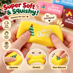 Christmas-Themed Slow-Rise "Butter Bar" Squeeze Toy (Clay-Style)