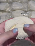 White Soft Tear-Apart Bread Squeeze Toy