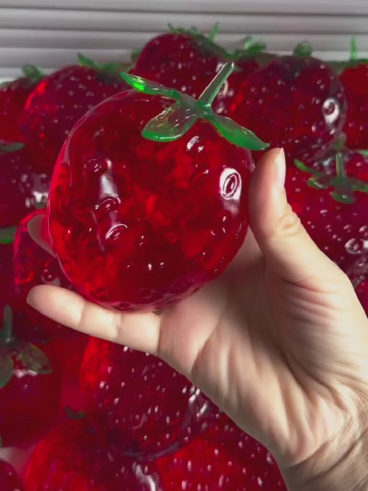 Slow-rise Artificial Strawberry Squishy