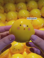 Yellow Chick Squeeze-Toy Building Blocks
