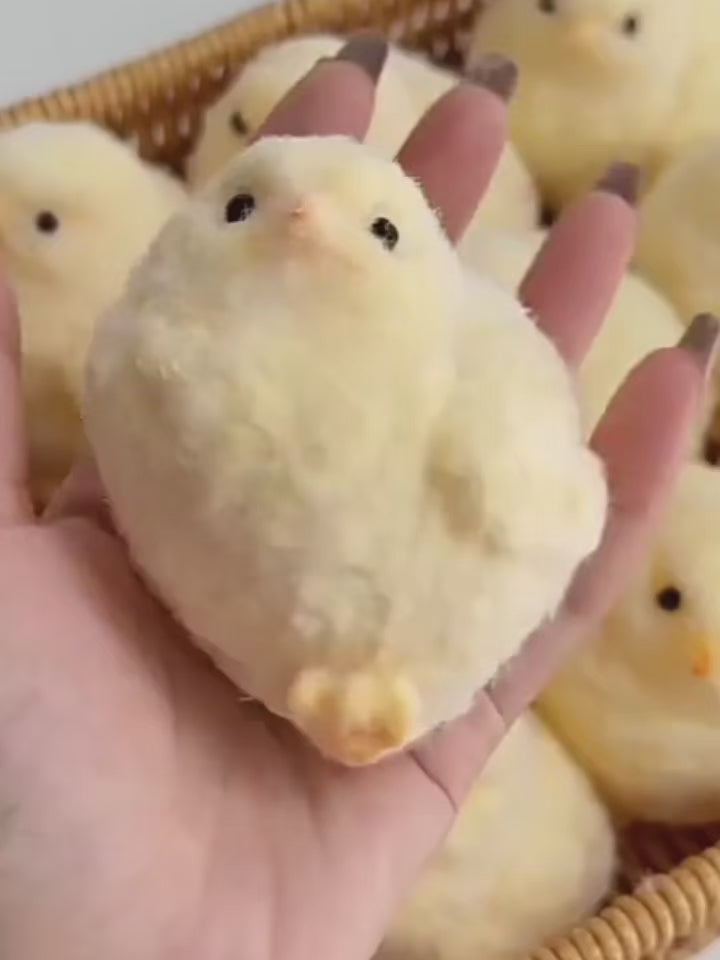 Flocked Big Chick Squishy