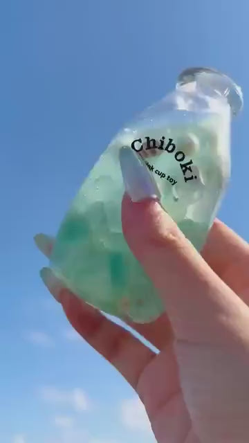 Mint Seashell Drink Squishy squeeze demonstration