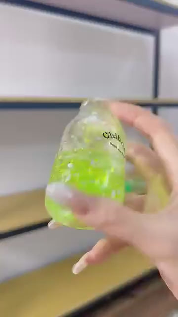 Lime Sparkle Drink Squishy squeeze demonstration